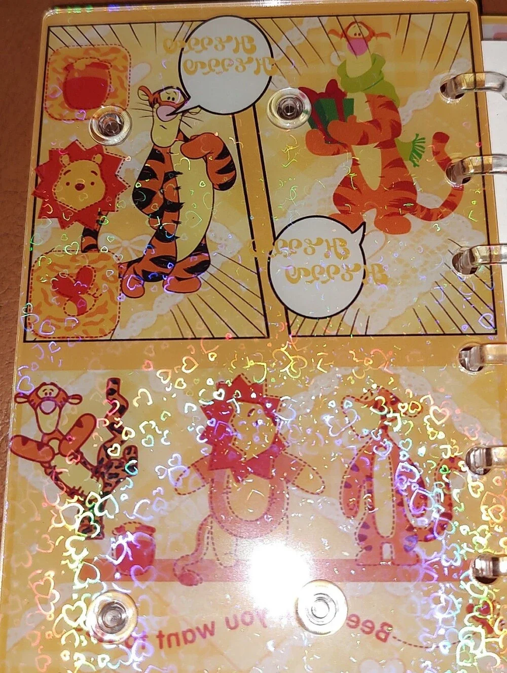 New! A7 Size Winnie The Pooh Shaker Notebook With Paper